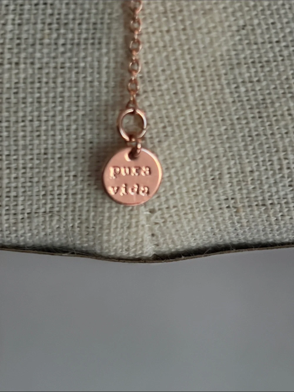 Pura Vida Rose Gold Necklace and Bracelet Set - Picture 8 of 8